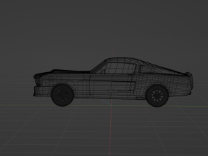 Mustang Shelby GT500 1967 3D Model