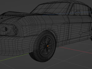 Mustang Shelby GT500 1967 3D Model