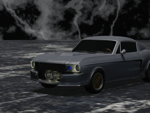 Mustang Shelby GT500 1967 3D Model