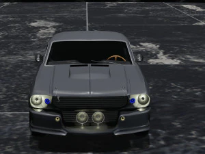 Mustang Shelby GT500 1967 3D Model