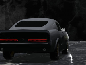 Mustang Shelby GT500 1967 3D Model