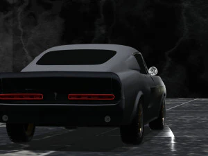 Mustang Shelby GT500 1967 3D Model