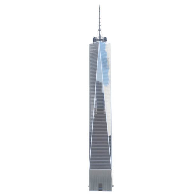 1 Wtc World Trade Center Building 3D Model .c4d .max .obj .3ds .fbx .stl .blend 