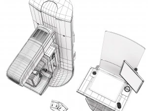 Sistema mammografico 3dimensioni Modello 3D