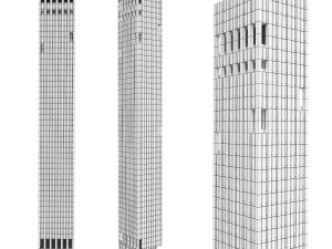 Skyscraper 277 Fifth Ave NY 3D 모델