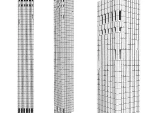 Skyscraper 277 Fifth Ave NY 3D Model
