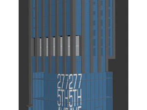 Skyscraper 277 Fifth Ave NY 3D Model