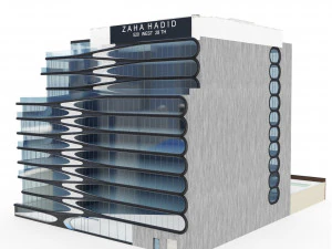Zaha Hadid Building 520 West 28th Street NY 3D Model