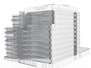 Zaha Hadid Building 520 West 28th Street NY 3D Model