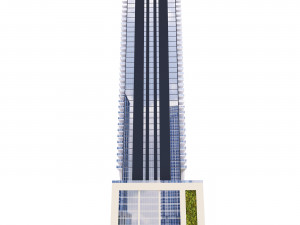 Building 1010 Brickell Miami 3D Модель