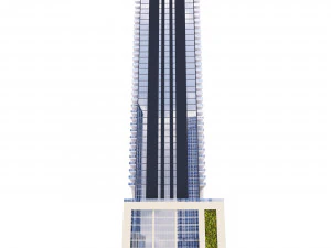 Building 1010 Brickell Miami 3D Model