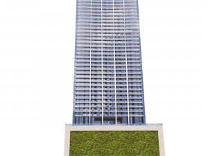 Building 1010 Brickell Miami 3D Модель