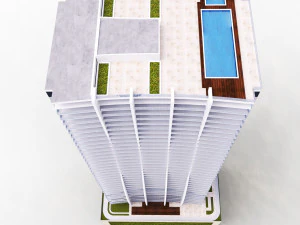 Building 1010 Brickell Miami 3D Model