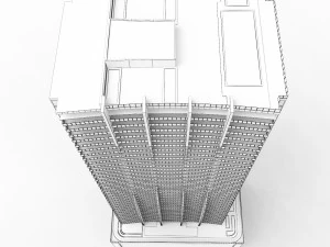 Building 1010 Brickell Miami 3D Model
