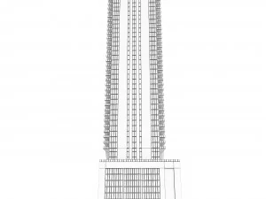 Building 1010 Brickell Miami 3D Model