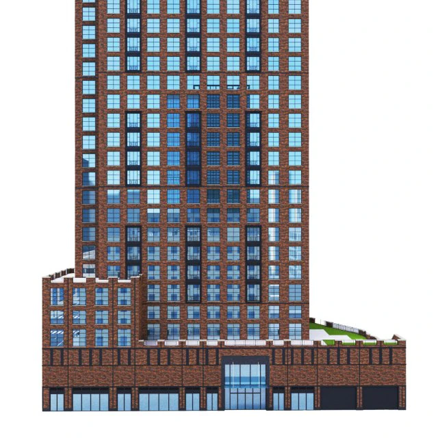 Edif&iacute;cio da Casa Abington Modelo 3D .c4d .max .obj .3ds .fbx .stl .blend 