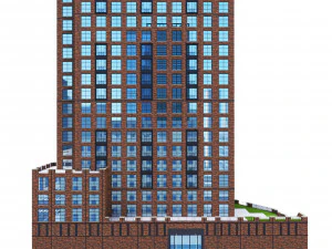 Abington House-Geb&auml;ude 3D Modell