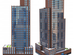 Abington House Building 3D Model