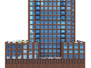 Abington House Building 3D Model