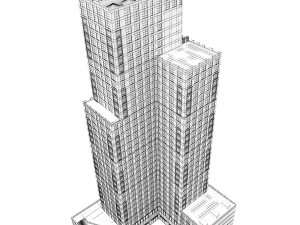 Abington House Building 3D Model