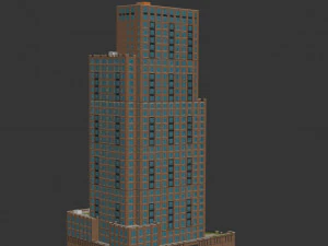 Edif&iacute;cio da Casa Abington Modelo 3D