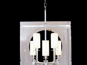 Kronleuchter Acrylw&uuml;rfel 3D Modell