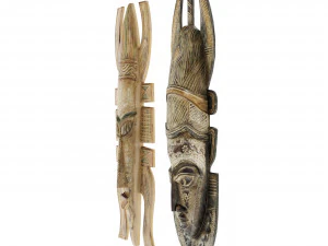 African masks 3D Model