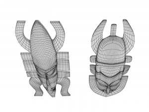 African masks 3D-Modell
