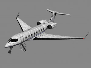 Aircraft Golfstream 650 3D Model