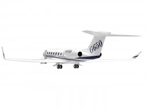 Aircraft Golfstream 650 3D Model