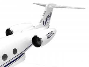 Aircraft Golfstream 650 Model 3D