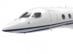 Aircraft Golfstream 650 3D Model