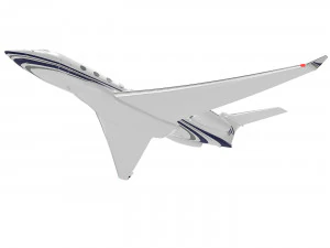 Aircraft Golfstream 650 3D Model