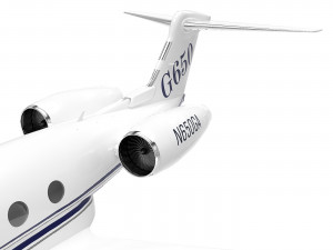 Aircraft Golfstream 650 Model 3D