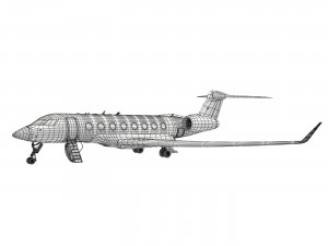 Aircraft Golfstream 650 Model 3D