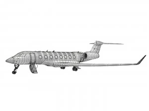 Aircraft Golfstream 650 3D Model
