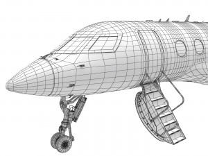 Aircraft Golfstream 650 Model 3D