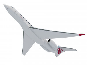 Airplane Gulfstream G700 Modello 3D