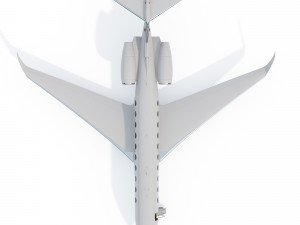 Airplane Gulfstream G700 Modello 3D