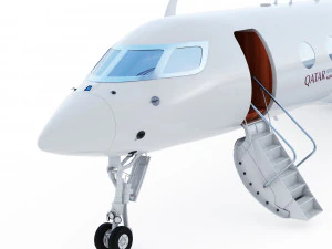 Airplane Gulfstream G700 3D Model