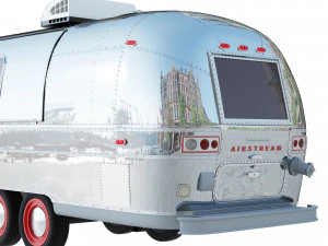 Airspresso coffee food trailer 3D Model
