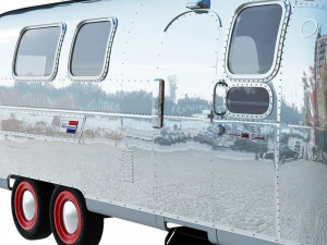 Airspresso coffee food trailer 3D Model