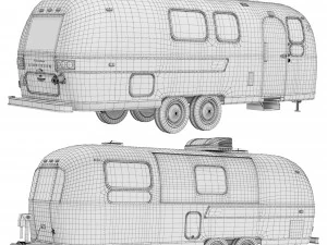 Airspresso coffee food trailer 3D Model