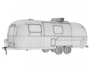 Airspresso coffee food trailer Model 3D