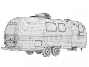 Airspresso coffee food trailer Model 3D