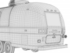 Airspresso coffee food trailer 3D Model