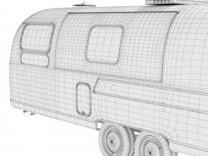 Airspresso coffee food trailer Model 3D