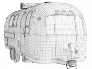 Airspresso coffee food trailer Model 3D