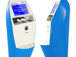 KLM self-service kiosk 3Dモデル