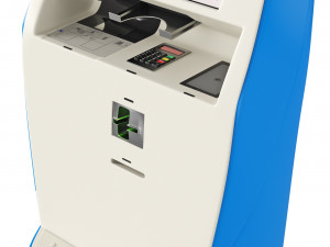 KLM self-service kiosk 3D-Modell